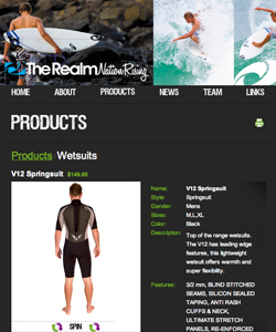 The Realm - Wetsuit Products